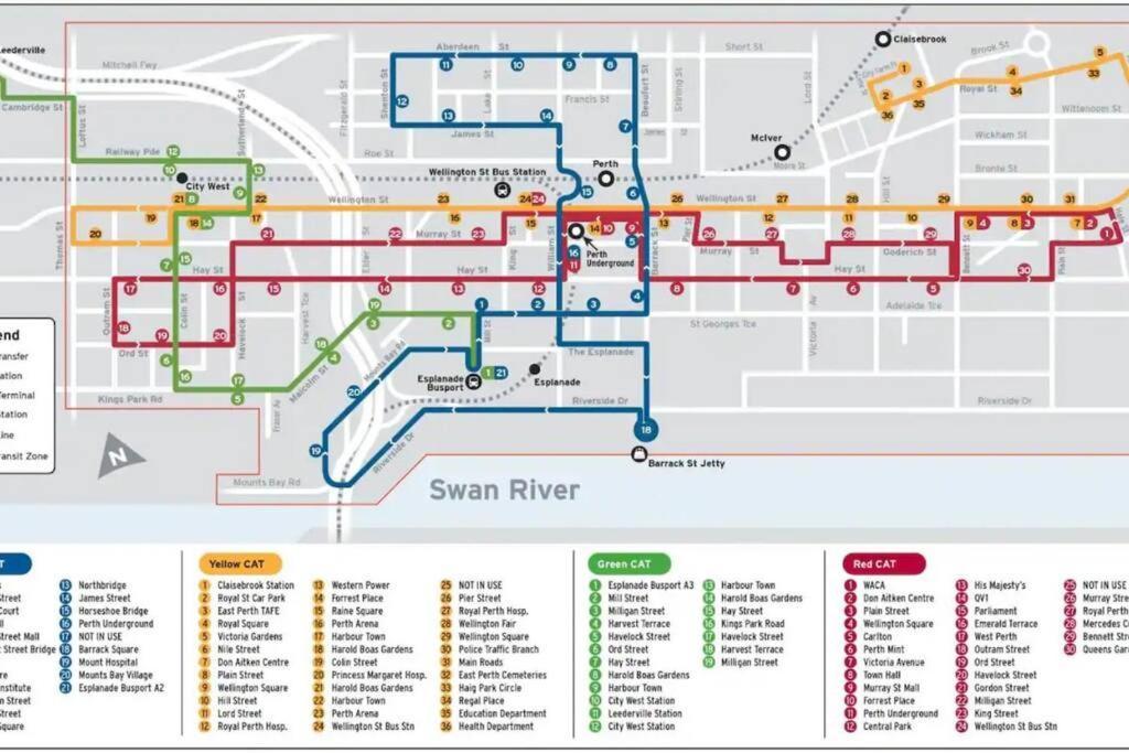 City & Lakeside With Free Parking, Pool And 10 Mins Walk Into The City パース エクステリア 写真